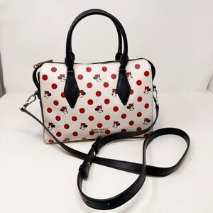 RARE Kate Spade X Disney Minnie Mouse Polka Dot Satchel Crossbody